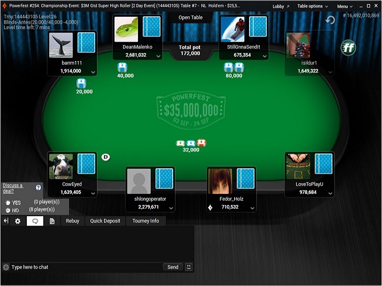 Powerfest 254 $3M Gtd SHR Final Table